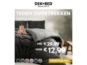 Grijp je kans: Teddy (Rib) vanaf €12,99!🧸