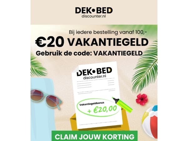 Alsjeblieft, je vakantiegeld!