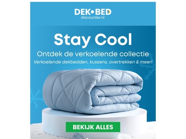 Koel slapen voor een zacht prijsje?!