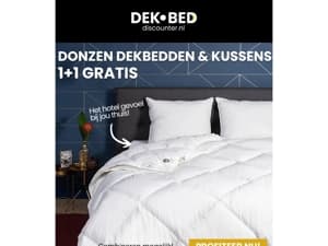 Prijsdoorbraak: Dons 1+1 GRATIS!