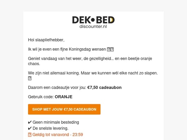 Fijne Koningsdag 🇳🇱 + cadeau voor jou