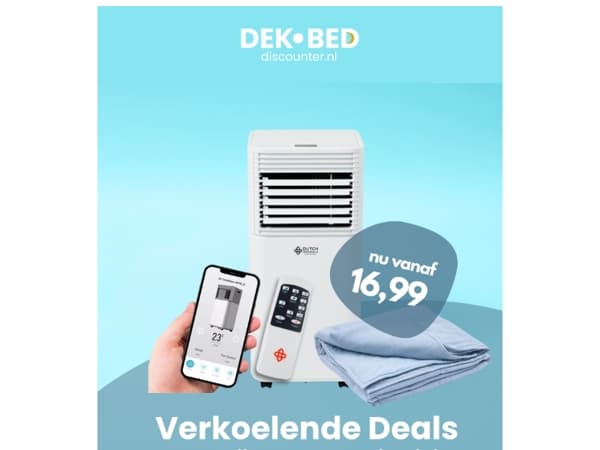 Speciaal voor jou: verkoelende deals!