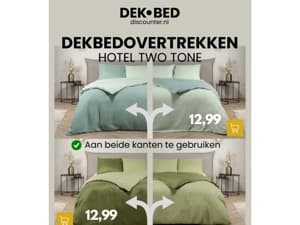 Twee looks, één dekbedovertrek!
