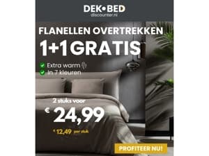 Herinnering: 1+1 GRATIS