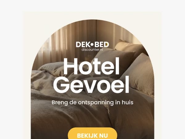 Breng het hotelgevoel naar je slaapkamer! 😴