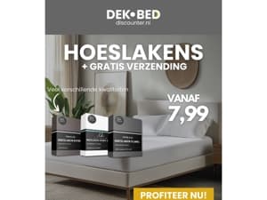 Hoeslakens vanaf 7,99