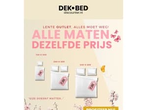 Size doesn't matter! Alle maten 1 prijs!