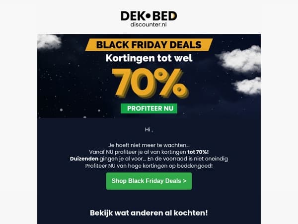 Iedereen praat over deze kortingen...