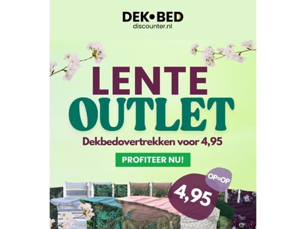 Beddengoed opruiming vanaf 4,95!