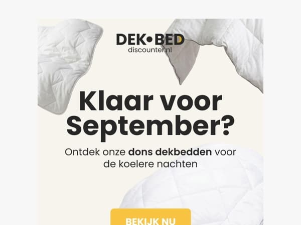 Dons Dekbedden nu Extra Goedkoop!