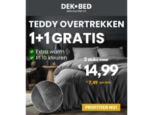 ⏰Laatste kans: TEDDY 1+1 gratis