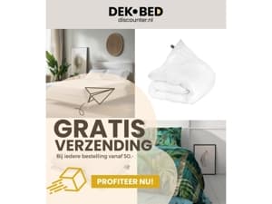 Verzendkosten? Niet bij ons!