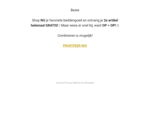 1+1 GRATIS! Sla je slag voordat het te laat is! ⏳🔥