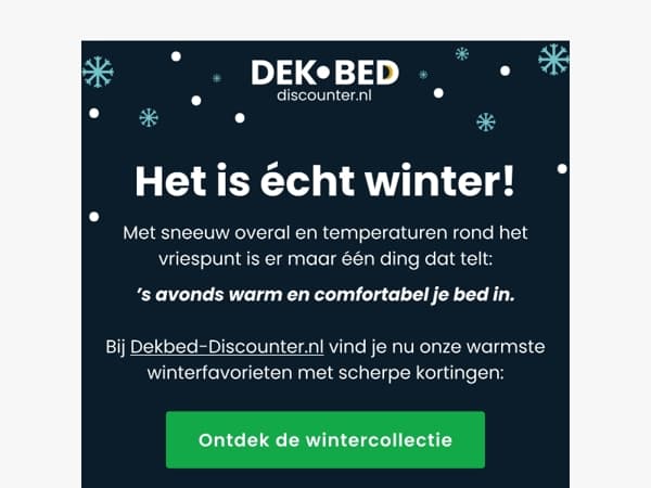 Het sneeuwt ❄️