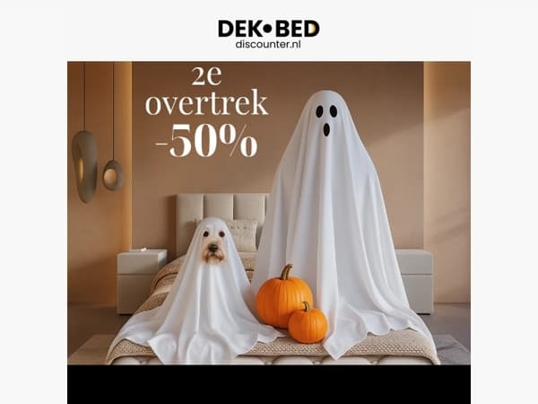 Het spookt bij Dekbed-Discounter 👻