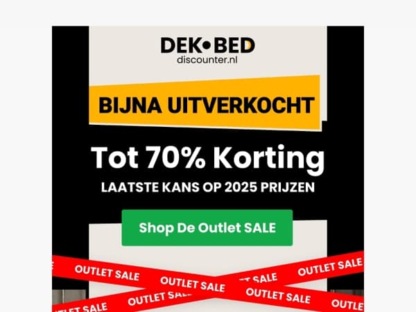 Bijna uitverkocht!