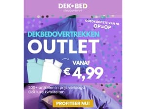 Dekbedovertrekken vanaf 4,99