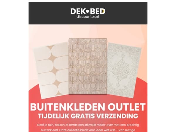 Ook vloerkleden scoor je hier!