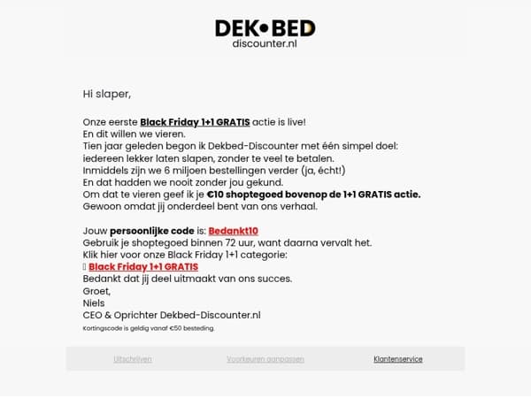 Slaper Black Friday is live!