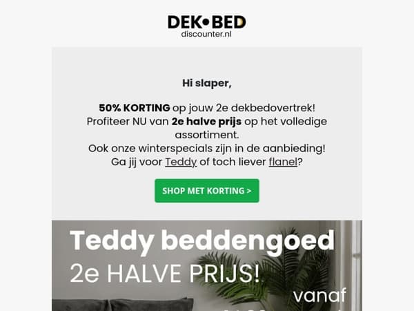 Profiteer nu van 50% KORTING