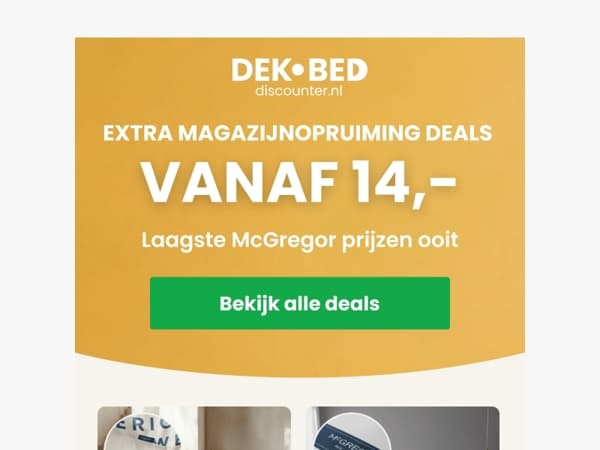 🚨 MAGAZIJNOPRUIMING DEALS 🚨