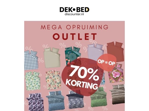 Vanavond = koopavond! 70% korting!
