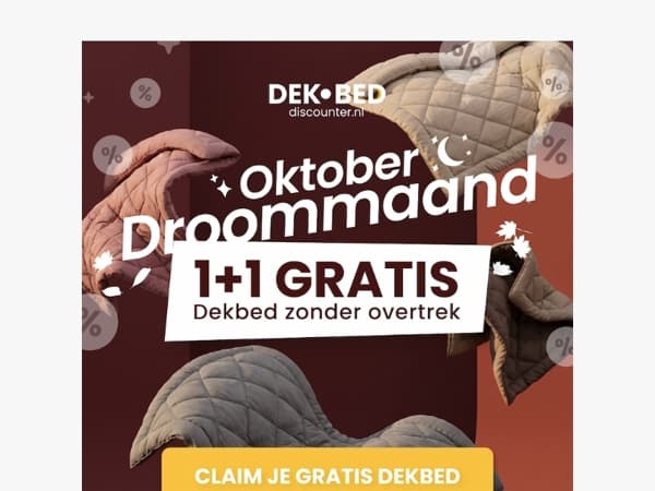 Claim je gratis dekbed ⌛