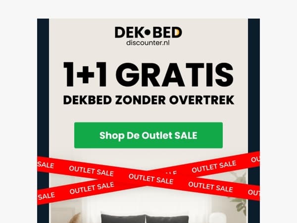 1+1 GRATIS dekbed