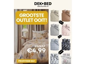 Laatste kans: Overtrekken vanaf €4,99!