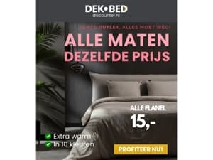 RE: Flanellen overtrekken in de SALE