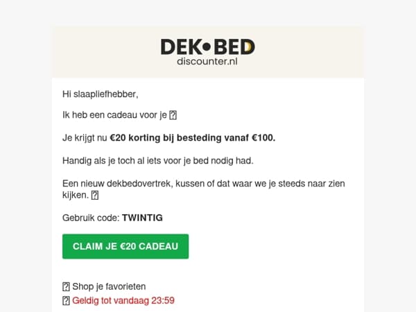 /Serieus, Ik heb €20 voor je 🎁