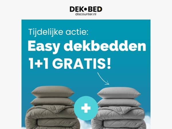 Speciale verlenging: 1+1 GRATIS!