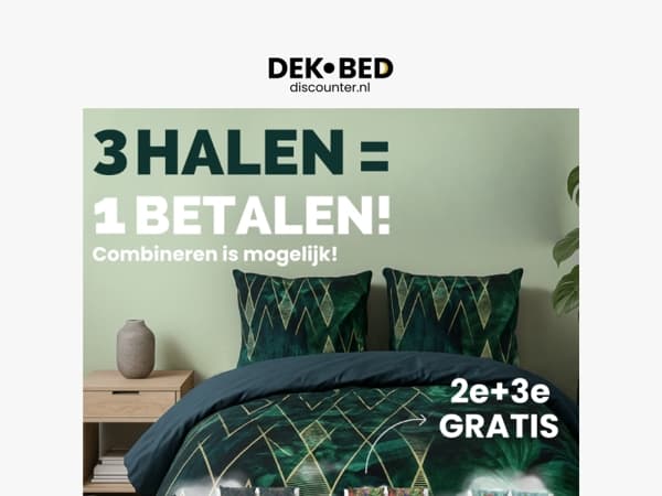 2e + 3e artikel GRATIS!
