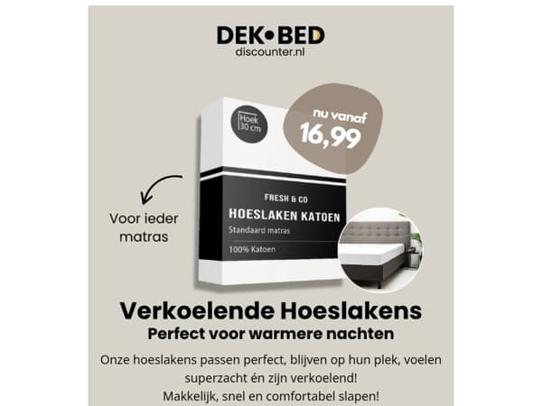 De perfecte, coole deal ligt klaar...