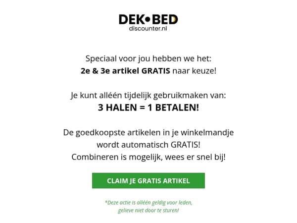 Kies jouw beddengoed! (Gratis)