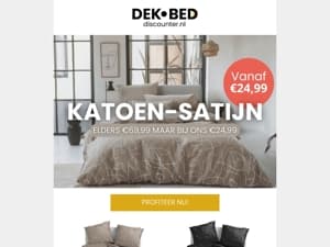 Katoen-satijn!