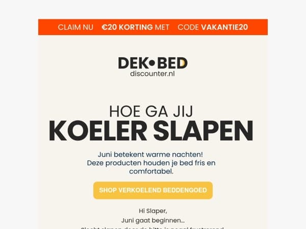 De beste slaaptips voor juni! 💤