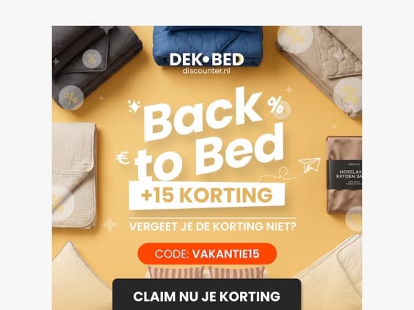 Deze korting geldt alleen vandaag 😜