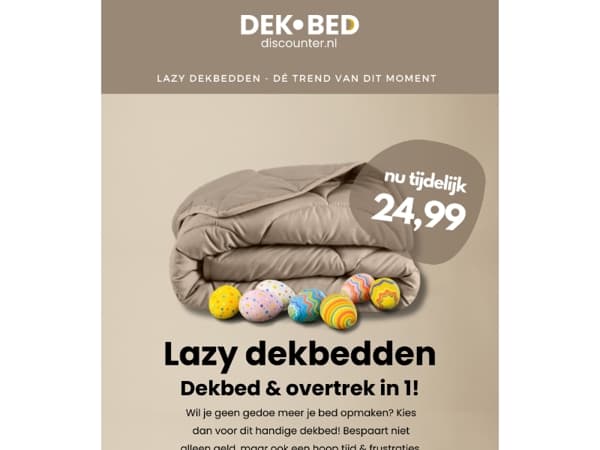 Een hekel aan je bed opmaken?