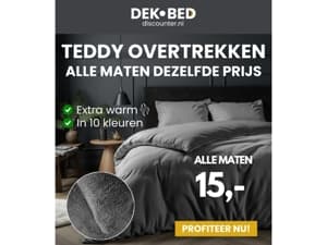 Teddy - alle maten dezelfde prijs!
