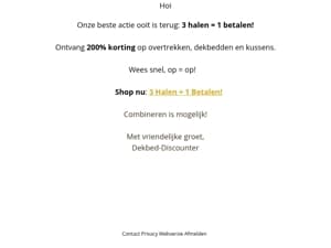 Trakteer jezelf op GRATIS beddengoed!