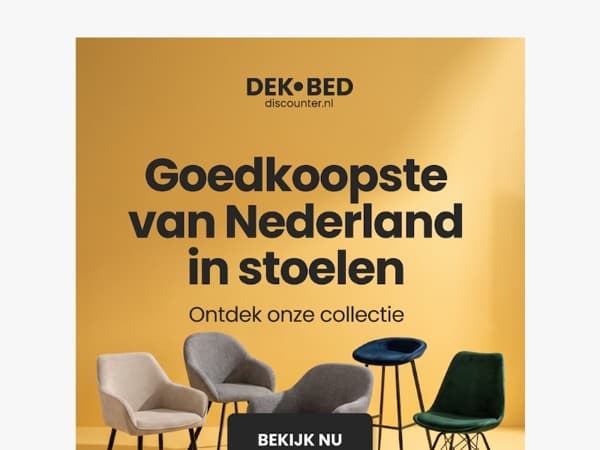 Slaper, nieuwe stoelen nodig?