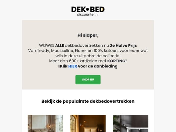 Speciaal voor jou: 600+ artikelen met KORTING