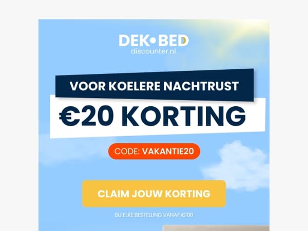 Slaper, houd je bed koel ❄️