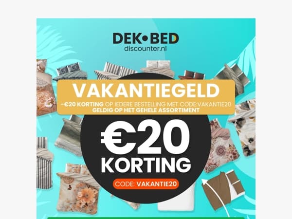 , wij storten ook vakantiegeld!