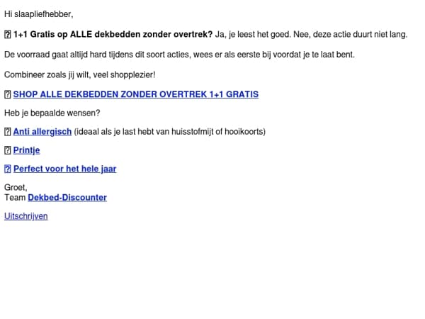 🔥 LET OP: 1+1 GRATIS ACTIE