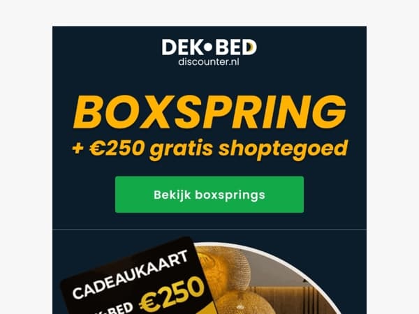 Tijd voor een nieuw bed?