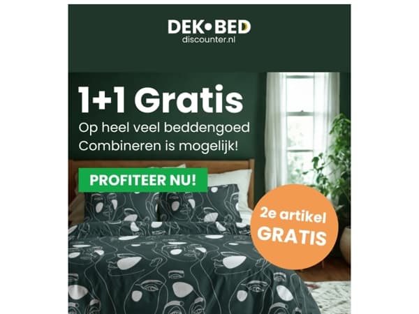 Vernieuwde OUTLET: 2e gratis!