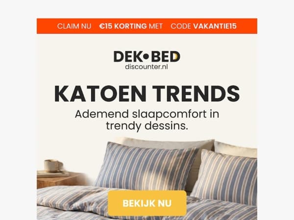 Ademend Katoen met Korting?