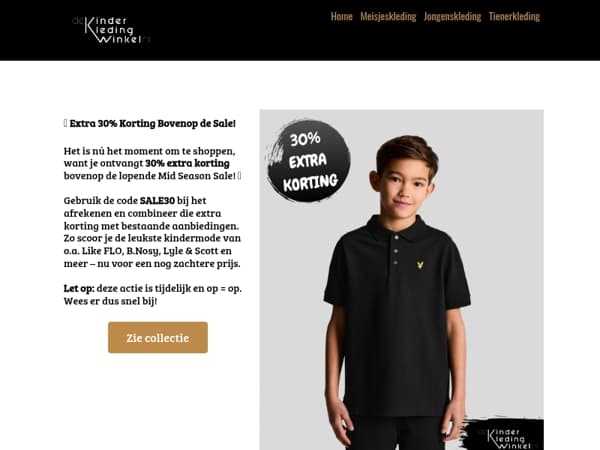 🛍️ Tot 50% korting + 30% extra korting – shop nu!